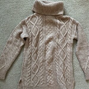 Lands End tunic turtleneck sweater